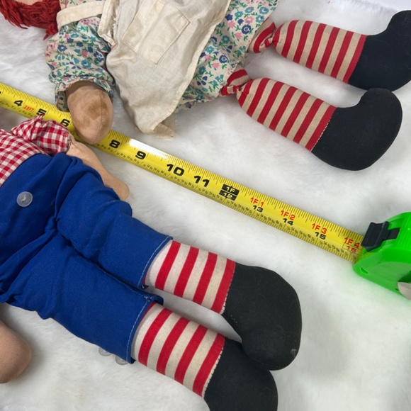 Original Knickerbocker Raggedy ANN & ANDY Dolls 5PC BUNDLE Vintage Antique - Picture 11 of 16